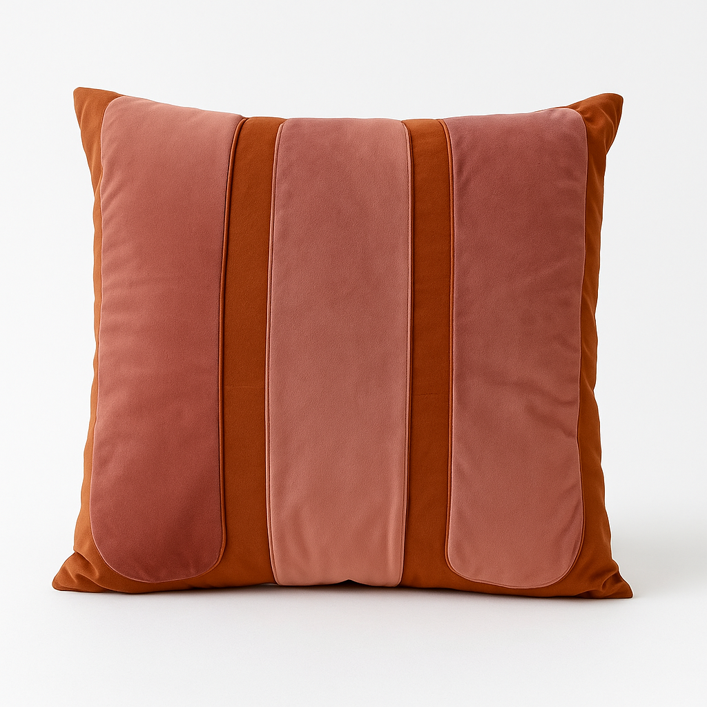 Cojín terracota