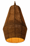 Lámpara colgante crochet