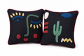 Set de cojines cara cactus