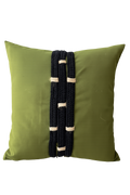 Cojín tiras crochet
